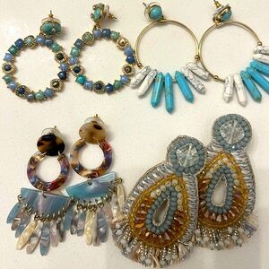 Anthropologie & Bauble Bar Earring Set